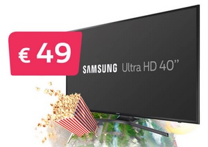 2016 11 Proximus promo Samsung TV a 49 euro