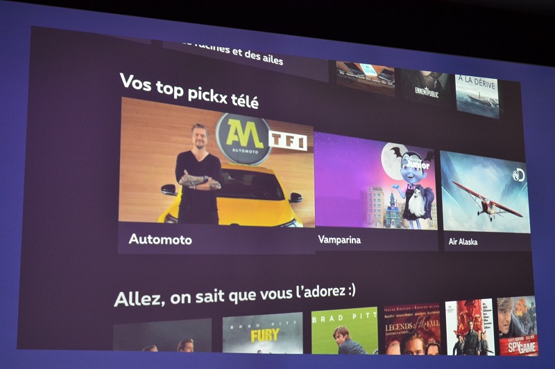 Menu decodeur Proximus V7 5 