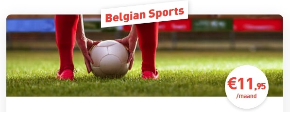 Scarlet TV optie Belgian Sports