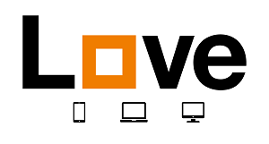Orange LOVE logo 300