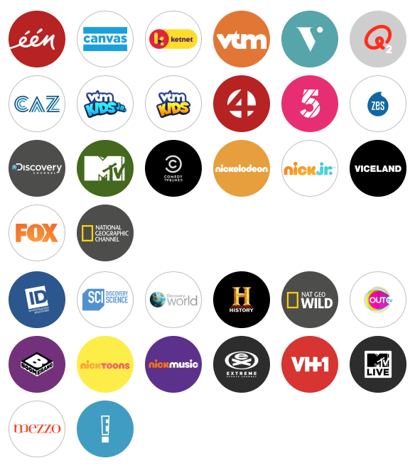 Telenet YUGO TV zenders kanalen inbegrepen