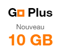 Abonnement orange go plus 10GB