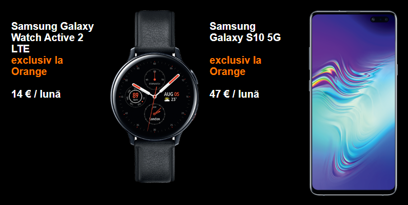 Samsung galaxy s10 5g orange romania
