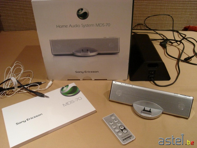 home audio system MDS-70